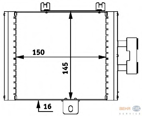 Radiator ulei, ulei motor 8MO 376 726-271 BEHR HELLA SERVICE - Ungere Radiator ulei, ulei motor 8MO 376 726-271 BEHR HELLA SERVICE - Ungere