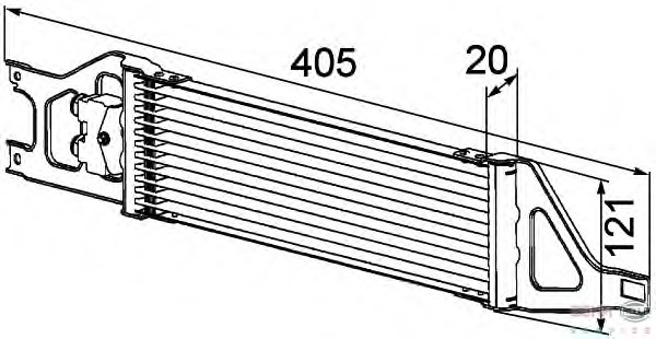 Radiator racire ulei, cutie de viteze automata 8MO 376 726-401 BEHR HELLA SERVICE - Comanda cutie de viteze/ hidraulica