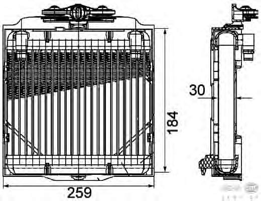 Radiator racire ulei, cutie de viteze automata 8MO 376 753-571 BEHR HELLA SERVICE - Radiator Radiator racire ulei, cutie de viteze automata 8MO 376 753-571 BEHR HELLA SERVICE - Radiator