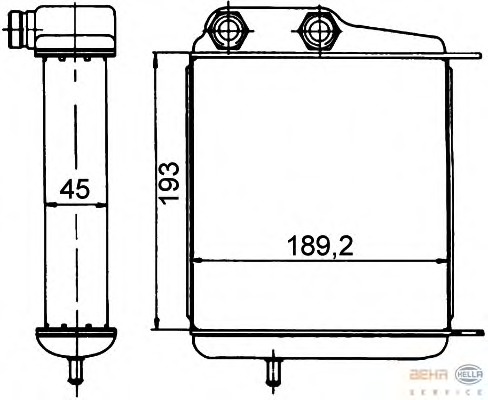 Radiator ulei, ulei motor 8MO 376 765-381 BEHR HELLA SERVICE - Ungere Radiator ulei, ulei motor 8MO 376 765-381 BEHR HELLA SERVICE - Ungere