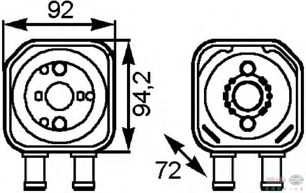 Radiator ulei, ulei motor 8MO 376 778-041 BEHR HELLA SERVICE - Radiator ulei / accesorii Radiator ulei, ulei motor 8MO 376 778-041 BEHR HELLA SERVICE - Radiator ulei / accesorii