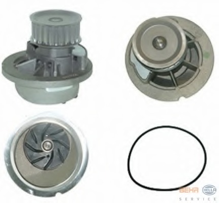 pompa apa 8MP 376 800-261 BEHR HELLA SERVICE - Pompa apa/ garnitura