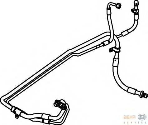 conducta presiune variabila,aer conditionat 9GS 351 337-341 BEHR HELLA SERVICE - Furtune aer conditionat