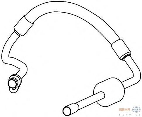 conducta joasa presiune,aer conditionat 9GS 351 337-751 BEHR HELLA SERVICE - Furtune aer conditionat
