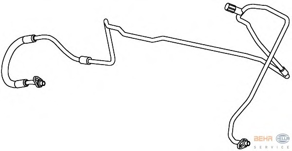conducta presiune variabila,aer conditionat 9GS 351 338-051 BEHR HELLA SERVICE - Furtune aer conditionat