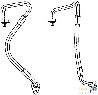 conducta inalta presiune,aer conditionat 9GS 351 338-571 BEHR HELLA SERVICE - Furtune aer conditionat