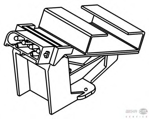 Rezistor, ventilator habitaclu 9ML 351 332-011 BEHR HELLA SERVICE - Motor ventilator/piese