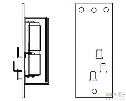 Rezistor, ventilator habitaclu 9ML 351 332-151 BEHR HELLA SERVICE - Motor ventilator/piese Rezistor, ventilator habitaclu 9ML 351 332-151 BEHR HELLA SERVICE - Motor ventilator/piese