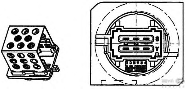 Rezistor, ventilator habitaclu 9ML 351 332-261 BEHR HELLA SERVICE - Motor ventilator/piese Rezistor, ventilator habitaclu 9ML 351 332-261 BEHR HELLA SERVICE - Motor ventilator/piese