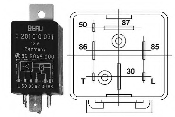 unitate de control,bujii incandescente GR031 BERU - Unitati de control unitate de control,bujii incandescente GR031 BERU - Unitati de control