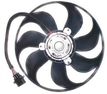 Ventilator, radiator LE036 BERU - Gmv (electroventilator )