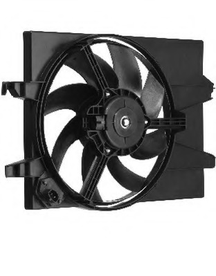 Ventilator, radiator LE595 BERU - Gmv (electroventilator )