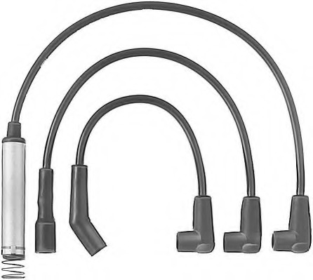 Set cablaj aprinder PRO002 BERU - Fisa bujie