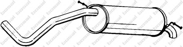 Toba esapament finala 233-439 BOSAL - Toba de esapament Toba esapament finala 233-439 BOSAL - Toba de esapament