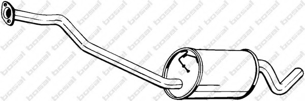 Toba esapamet intermediara 279-457 BOSAL - Toba de esapament Toba esapamet intermediara 279-457 BOSAL - Toba de esapament