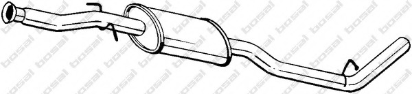 Toba esapamet intermediara 279-725 BOSAL - Toba de esapament