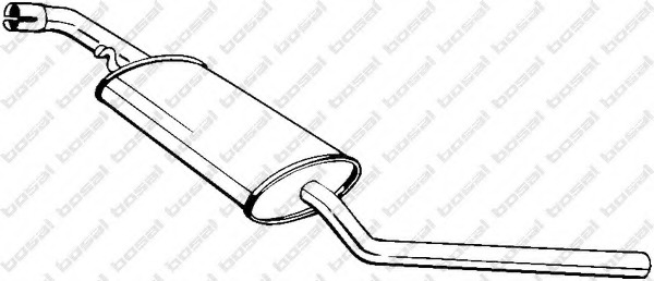 Toba esapamet intermediara 281-475 BOSAL - Toba de esapament Toba esapamet intermediara 281-475 BOSAL - Toba de esapament