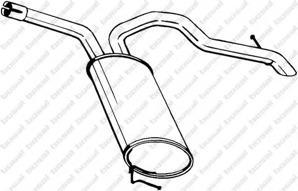 Toba esapament finala 281-619 BOSAL - Toba de esapament