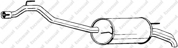 Toba esapament finala 283-469 BOSAL - Toba de esapament Toba esapament finala 283-469 BOSAL - Toba de esapament