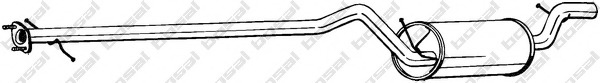 Toba esapamet intermediara 287-111 BOSAL - Toba de esapament Toba esapamet intermediara 287-111 BOSAL - Toba de esapament