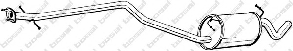 Toba esapamet intermediara 289-035 BOSAL - Toba de esapament Toba esapamet intermediara 289-035 BOSAL - Toba de esapament