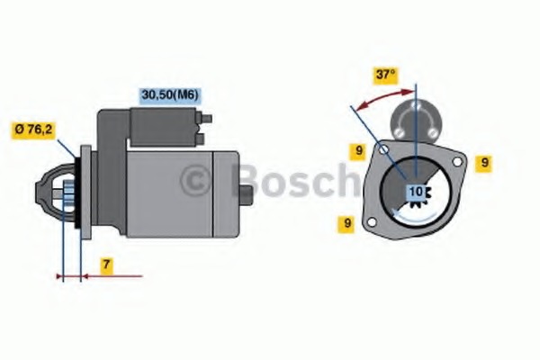 starter 0 001 108 420 BOSCH - Demaror / electromotor