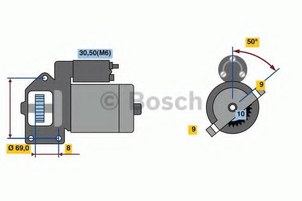 starter 0 001 115 068 BOSCH - Demaror / electromotor starter 0 001 115 068 BOSCH - Demaror / electromotor