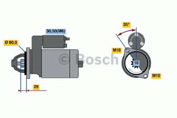 starter 0 001 115 070 BOSCH - Demaror / electromotor starter 0 001 115 070 BOSCH - Demaror / electromotor