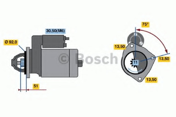 starter 0 001 372 005 BOSCH - Demaror / electromotor starter 0 001 372 005 BOSCH - Demaror / electromotor