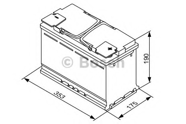 Baterie de pornire 0 092 S60 130 BOSCH - Acumulator Baterie de pornire 0 092 S60 130 BOSCH - Acumulator