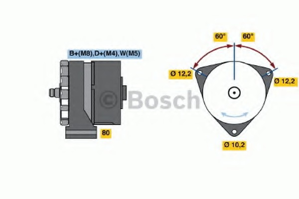 Generator / Alternator 0 120 469 025 BOSCH - Generator /alternator / elemente