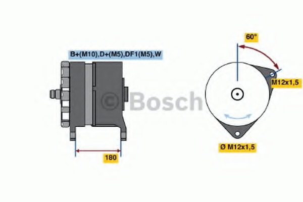Generator / Alternator 0 120 689 544 BOSCH - Generator /alternator / elemente Generator / Alternator 0 120 689 544 BOSCH - Generator /alternator / elemente