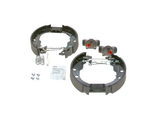 Set saboti frana 0 204 114 122 BOSCH - Material frictiune sabot frana/ sabot frana