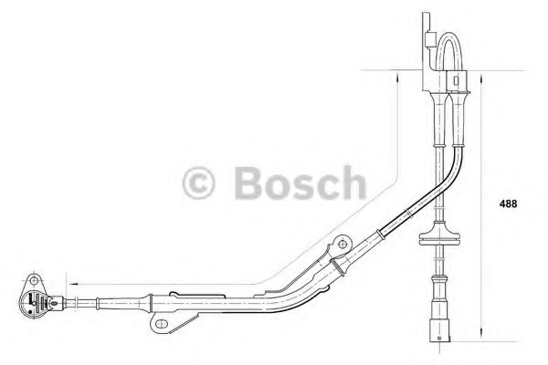 senzor,turatie roata 0 265 006 104 BOSCH - Control al dinamicii de rulare senzor,turatie roata 0 265 006 104 BOSCH - Control al dinamicii de rulare