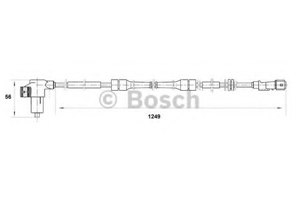 senzor,turatie roata 0 265 006 200 BOSCH - Control al dinamicii de rulare senzor,turatie roata 0 265 006 200 BOSCH - Control al dinamicii de rulare