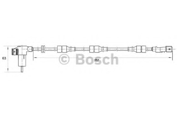 senzor,turatie roata 0 265 006 203 BOSCH - Control al dinamicii de rulare senzor,turatie roata 0 265 006 203 BOSCH - Control al dinamicii de rulare