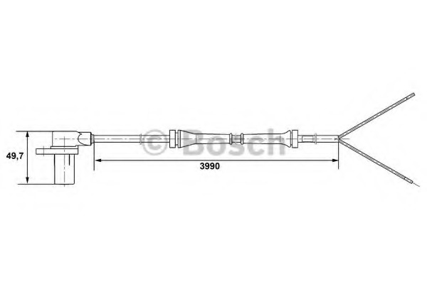 senzor,turatie roata 0 265 006 214 BOSCH - Control al dinamicii de rulare