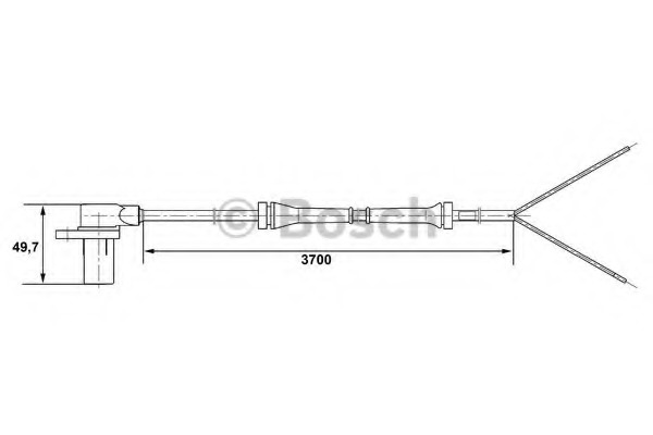 senzor,turatie roata 0 265 006 215 BOSCH - Control al dinamicii de rulare