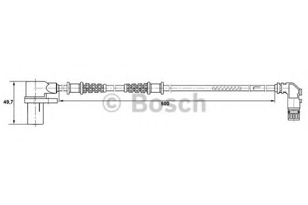 senzor,turatie roata 0 265 006 264 BOSCH - Control al dinamicii de rulare senzor,turatie roata 0 265 006 264 BOSCH - Control al dinamicii de rulare