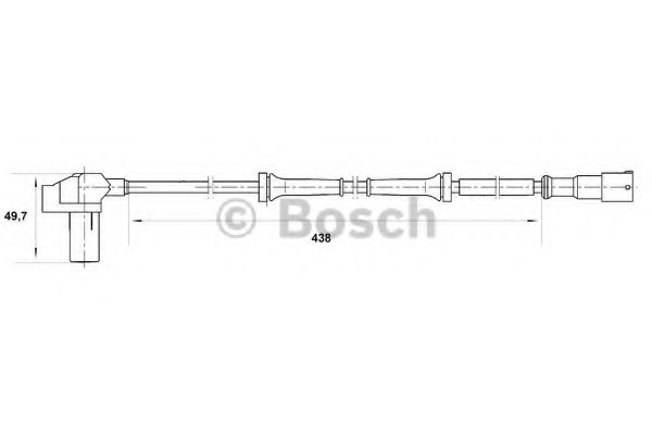 senzor,turatie roata 0 265 006 383 BOSCH - Control al dinamicii de rulare senzor,turatie roata 0 265 006 383 BOSCH - Control al dinamicii de rulare