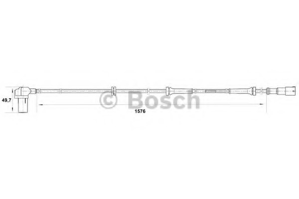 senzor,turatie roata 0 265 006 385 BOSCH - Control al dinamicii de rulare senzor,turatie roata 0 265 006 385 BOSCH - Control al dinamicii de rulare