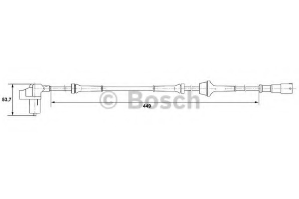 senzor,turatie roata 0 265 006 407 BOSCH - Control al dinamicii de rulare senzor,turatie roata 0 265 006 407 BOSCH - Control al dinamicii de rulare