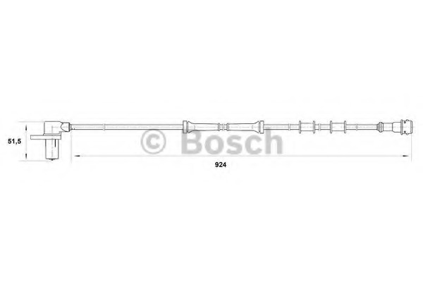 senzor,turatie roata 0 265 006 425 BOSCH - Control al dinamicii de rulare senzor,turatie roata 0 265 006 425 BOSCH - Control al dinamicii de rulare