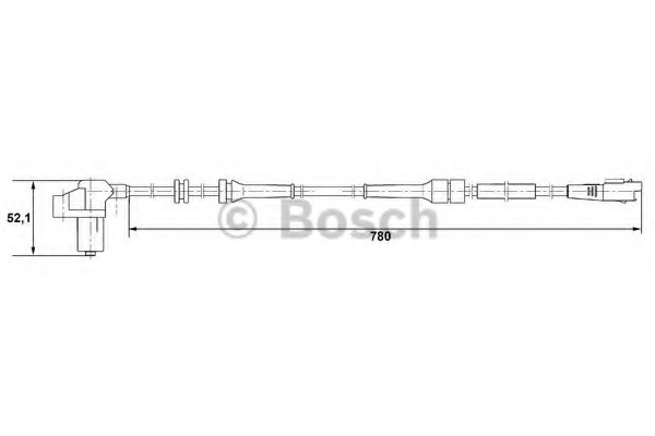 senzor,turatie roata 0 265 006 730 BOSCH - Control al dinamicii de rulare senzor,turatie roata 0 265 006 730 BOSCH - Control al dinamicii de rulare