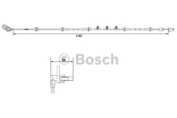 senzor,turatie roata 0 265 007 464 BOSCH - Control al dinamicii de rulare senzor,turatie roata 0 265 007 464 BOSCH - Control al dinamicii de rulare
