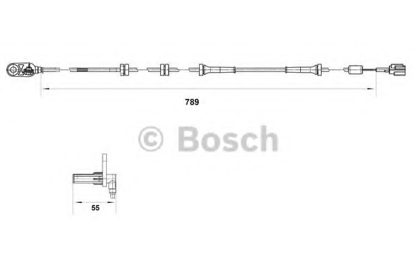 senzor,turatie roata 0 265 007 465 BOSCH - Control al dinamicii de rulare senzor,turatie roata 0 265 007 465 BOSCH - Control al dinamicii de rulare