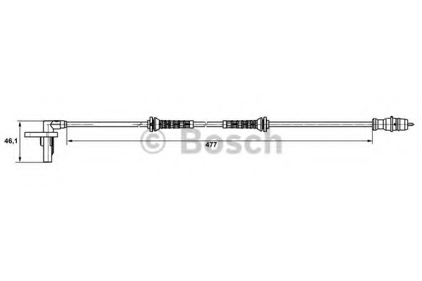 senzor,turatie roata 0 265 007 527 BOSCH - Control al dinamicii de rulare senzor,turatie roata 0 265 007 527 BOSCH - Control al dinamicii de rulare