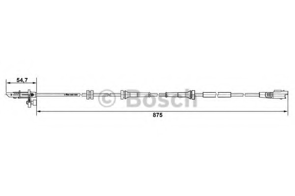 senzor,turatie roata 0 265 007 790 BOSCH - Control al dinamicii de rulare senzor,turatie roata 0 265 007 790 BOSCH - Control al dinamicii de rulare