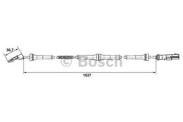 senzor,turatie roata 0 265 007 938 BOSCH - Control al dinamicii de rulare senzor,turatie roata 0 265 007 938 BOSCH - Control al dinamicii de rulare
