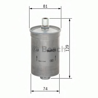 filtru combustibil 0 450 905 104 BOSCH - Filtru combustibil/carcasa filtru combustibil 0 450 905 104 BOSCH - Filtru combustibil/carcasa
